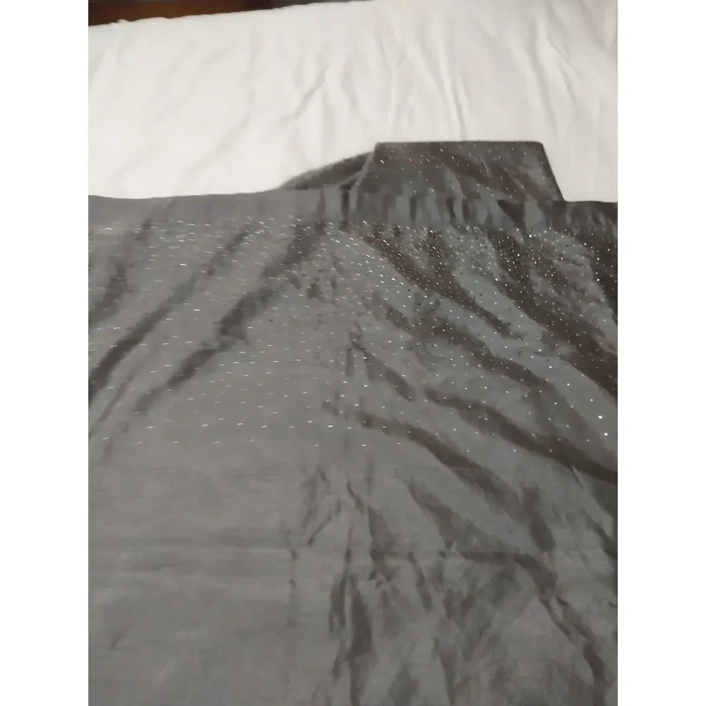 Gray Sequenced Shower Curtain 72x72